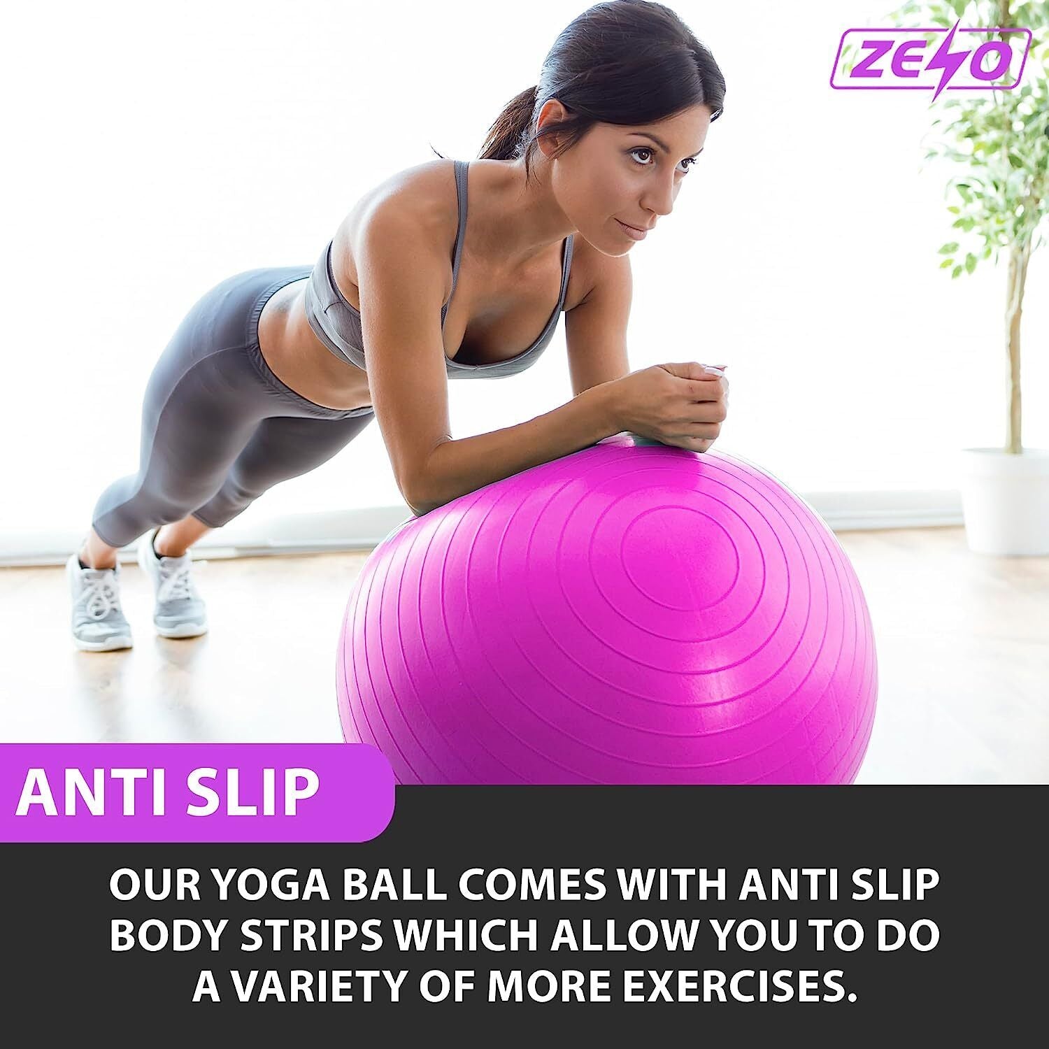 EXERCISE GYM BALL SWISS PILATES YOGA CORE TRAINING