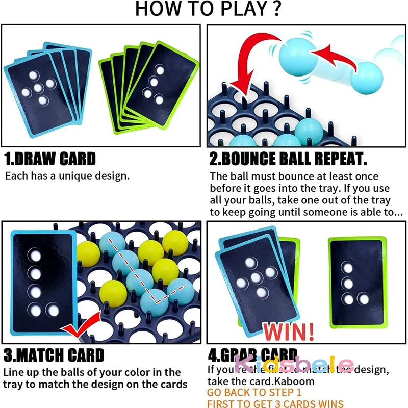 Exciting Parent-Child Ball Bouncing Game - Fun Toss Game for Toddlers and Family Parties!