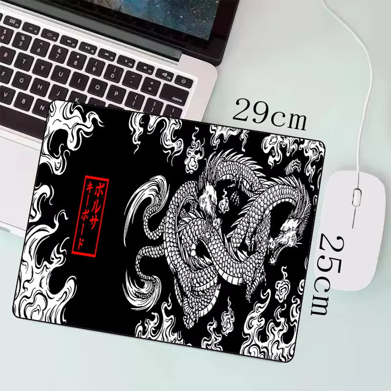 Japanese Dragon XXL Gaming Mousepad - Speed Desk Mat for Gamers