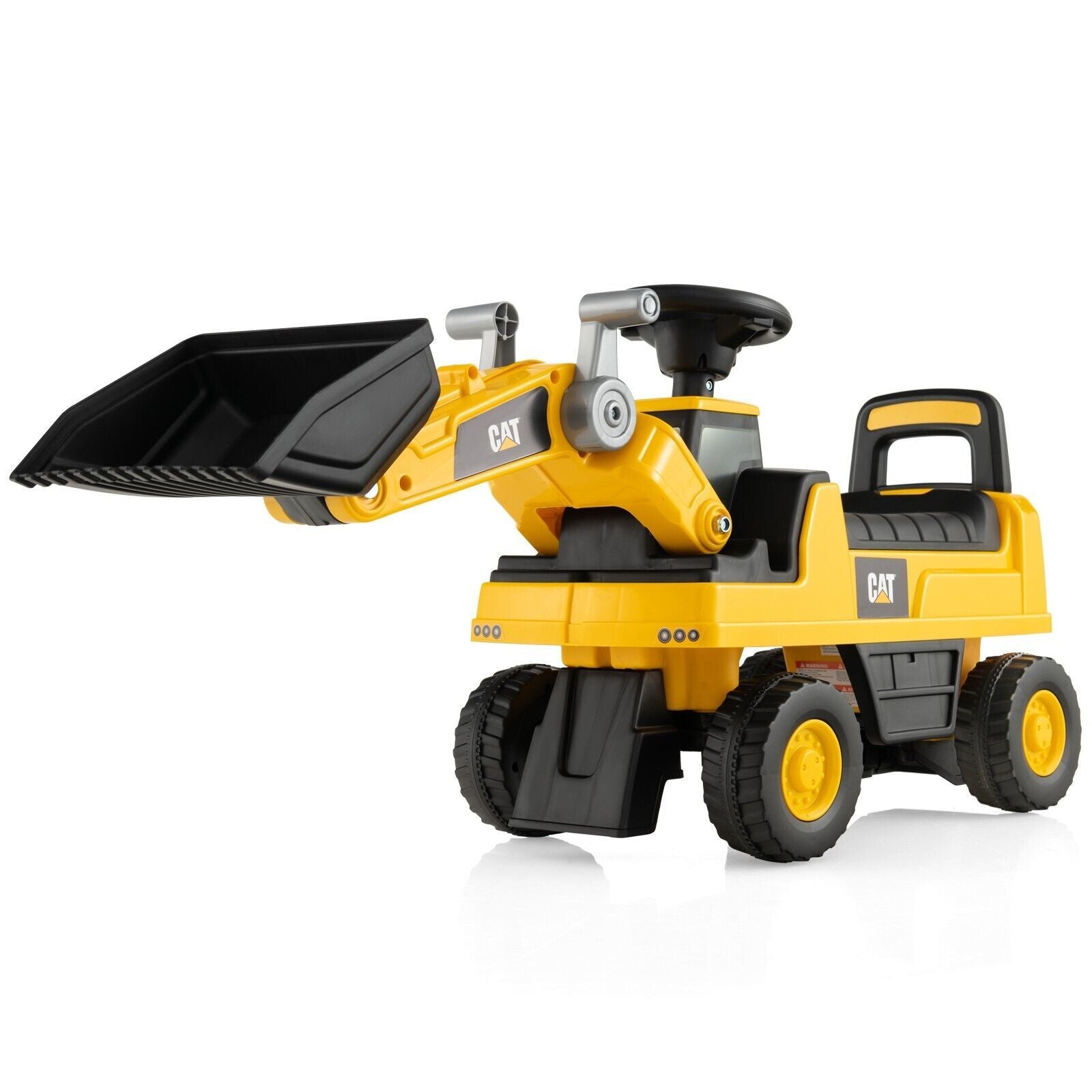 Children's Ride-On Excavator with Adjustable Bucket