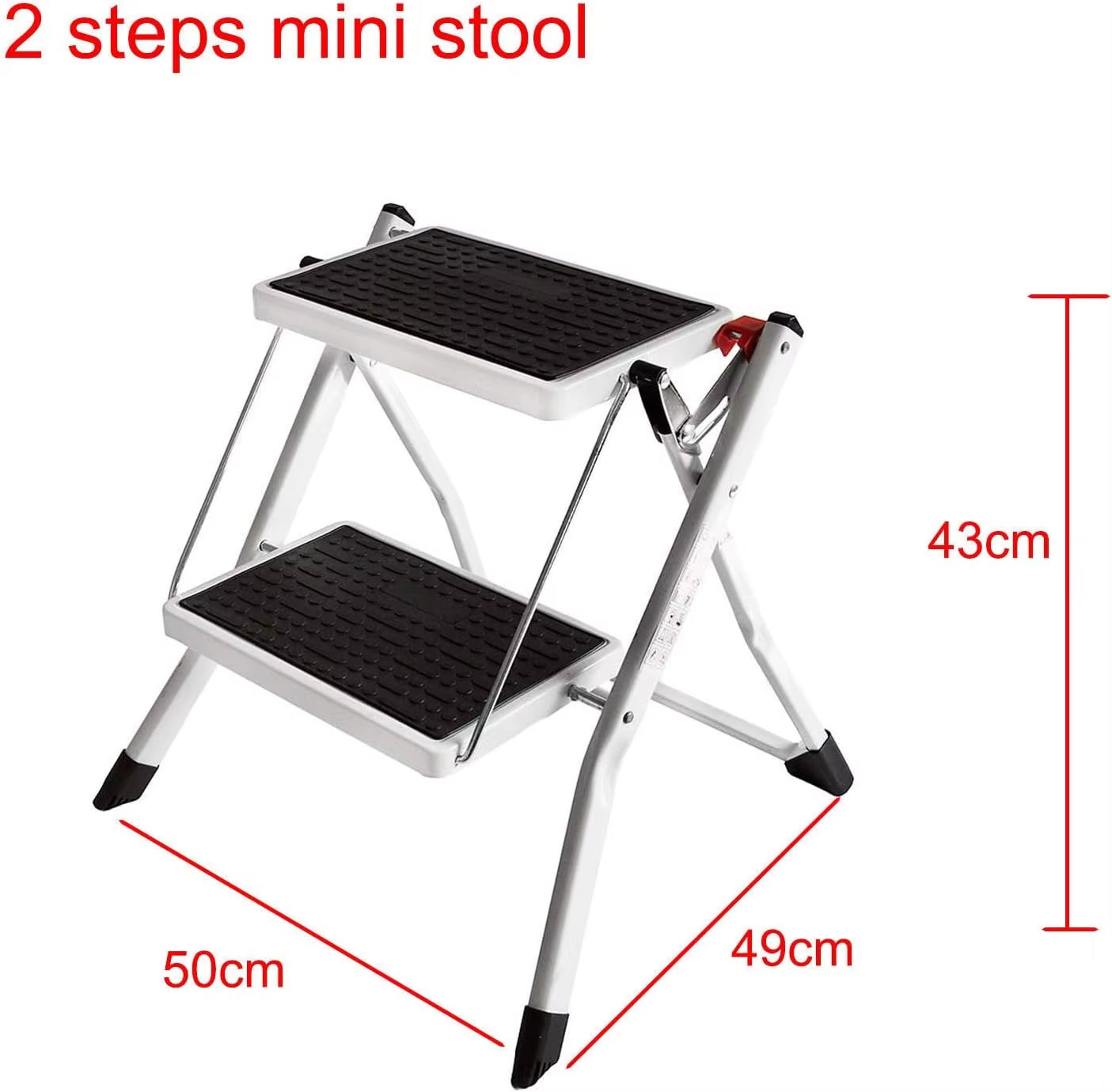 Portable Foldable Stepladder anti Slip Feet for Indoor or Outdoor use
