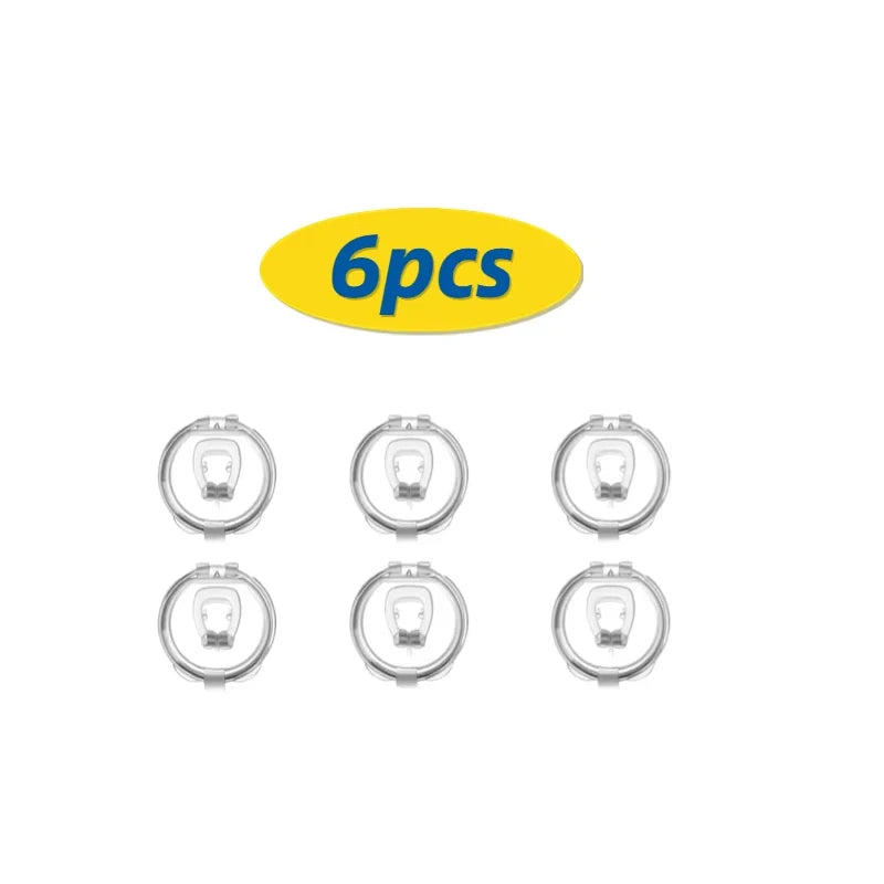 4Pcs Silicone Magnetic Anti-Snoring Clips - Professional Sleep Aid for Peaceful Nights