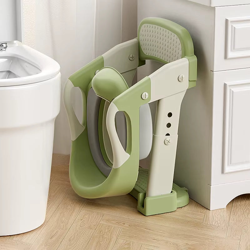 Portable Foldable Baby Potty Training Seat with Step Stool - Ideal for Easy Toilet Training