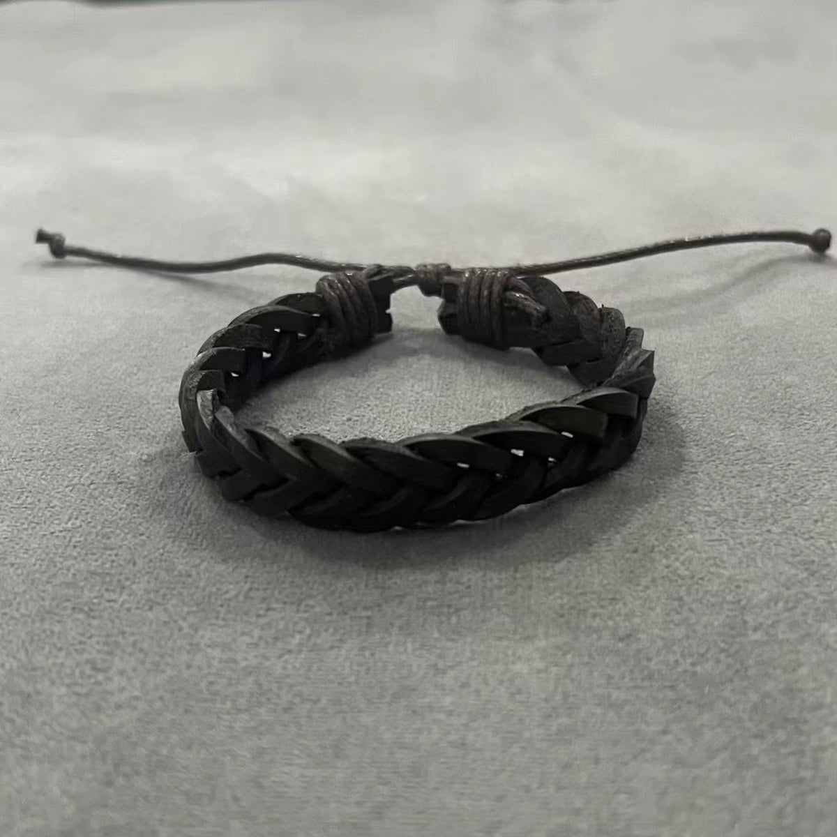 Braided Leather Bracelet Men, Rustic Leather Mens Bracelet, Gift for Him, Birthday Gift, Mens Leather Jewelry, 1Pc
