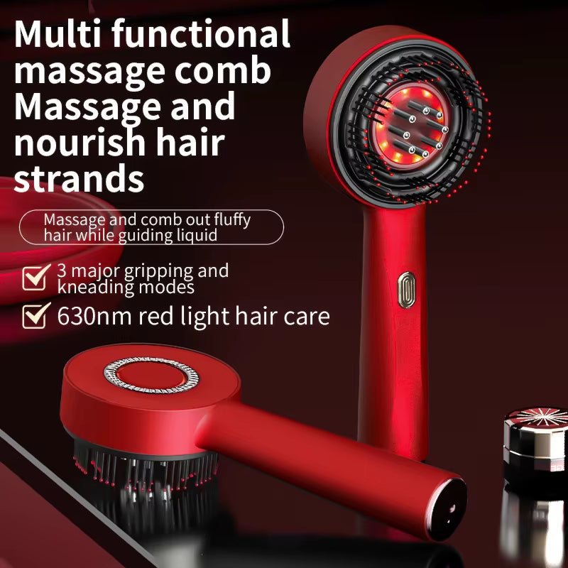 Revitalize Your Hair with the Electric Massage Comb - Microcurrent & Red Light Therapy