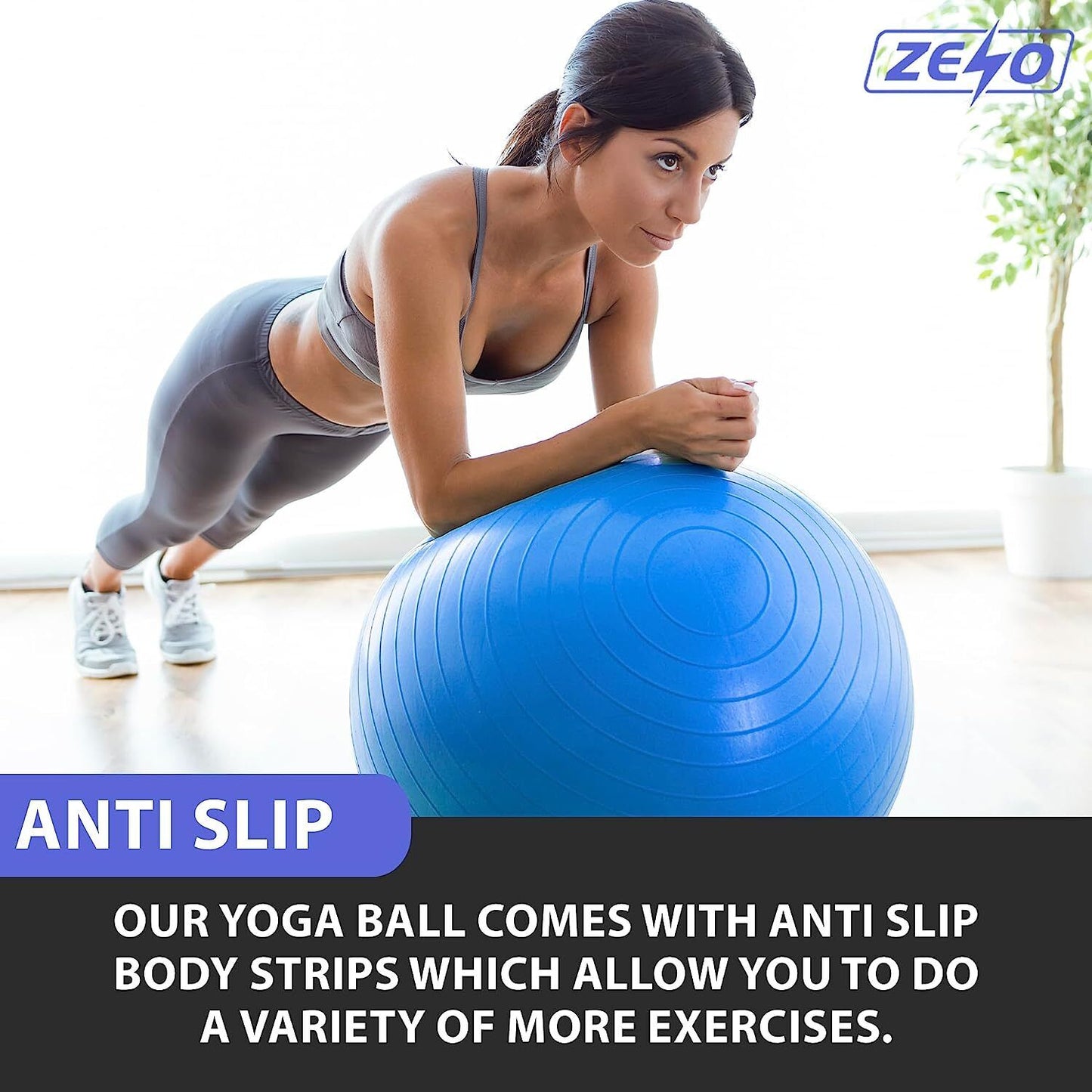 EXERCISE GYM BALL SWISS PILATES YOGA CORE TRAINING