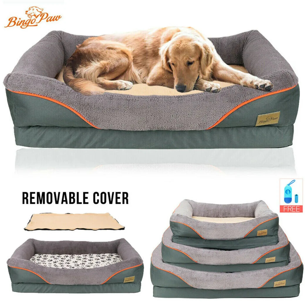 Premium XL Heavy Duty Orthopedic Dog Bed - Soft Foam, Waterproof & Comfortable