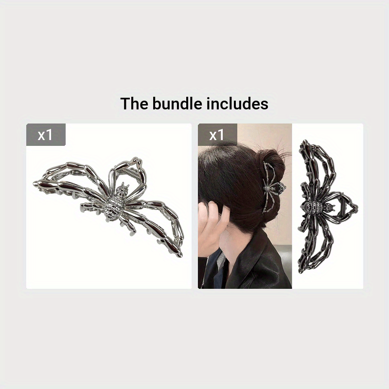 New Spider Hair Clip, for The Back Of The Head, Halloween Claw Clip