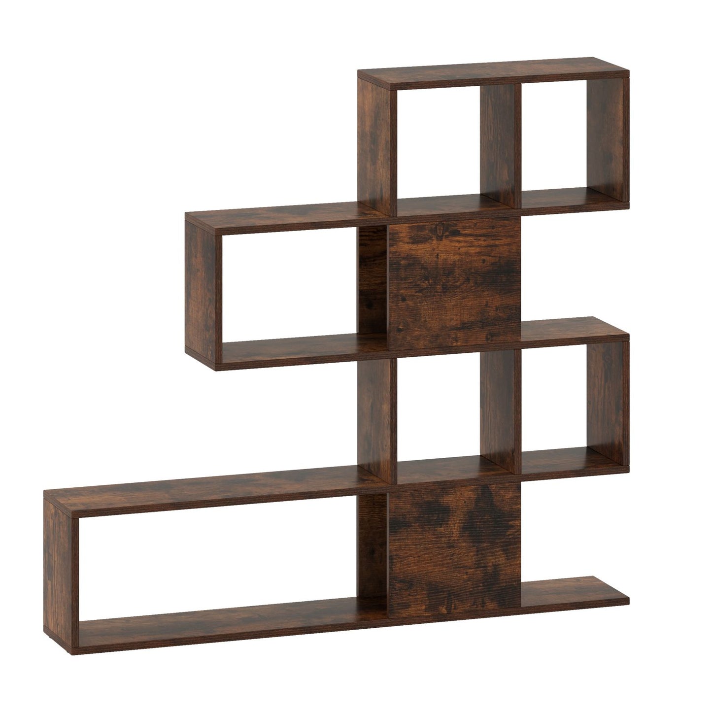 5-Tier Bookshelf for Display and Storage in Home and Office Environments