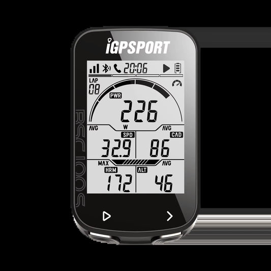 BSC100S Wireless GPS Bike Computer - Digital Speedometer & Odometer for Cyclists