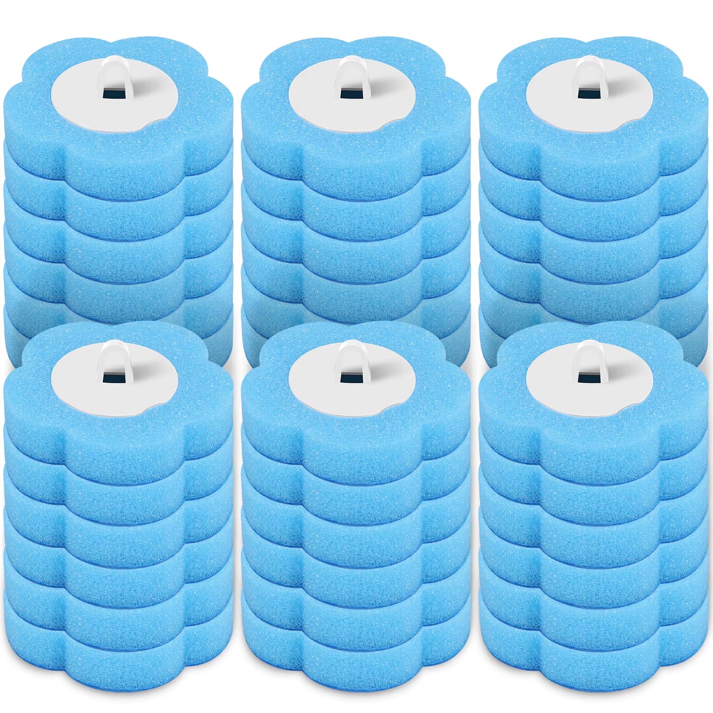 Ultimate 24/36Pcs Disposable Toilet Brush Set - Long Handle, Wall-Mounted Cleaning Kit with Replaceable Heads for Effortless Bathroom Care