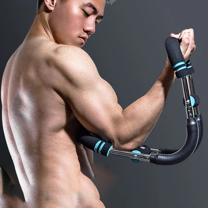 50KG Adjustable Arm Strength Trainer - Multi-Functional Chest Expansion & Muscle Building Equipment