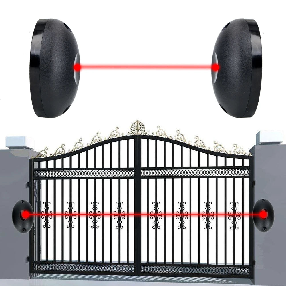 External Positioning Alarm Detector - Single Beam Infrared Radiation Sensor for Gates, Doors, and Windows - Ultimate Hacking Prevention System