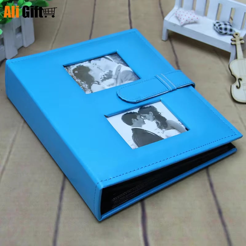 Leather Albums for Travel Photo Album Gift Gallery - 6 In for up to 200 Photos