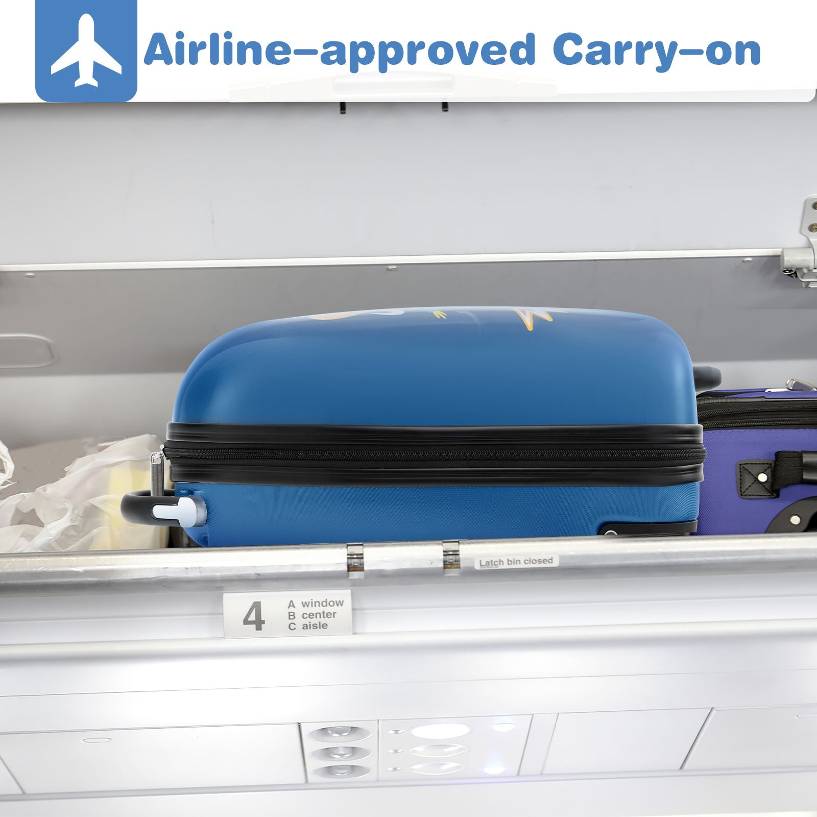 16 Inches Kids Carry-On Luggage with Wheels