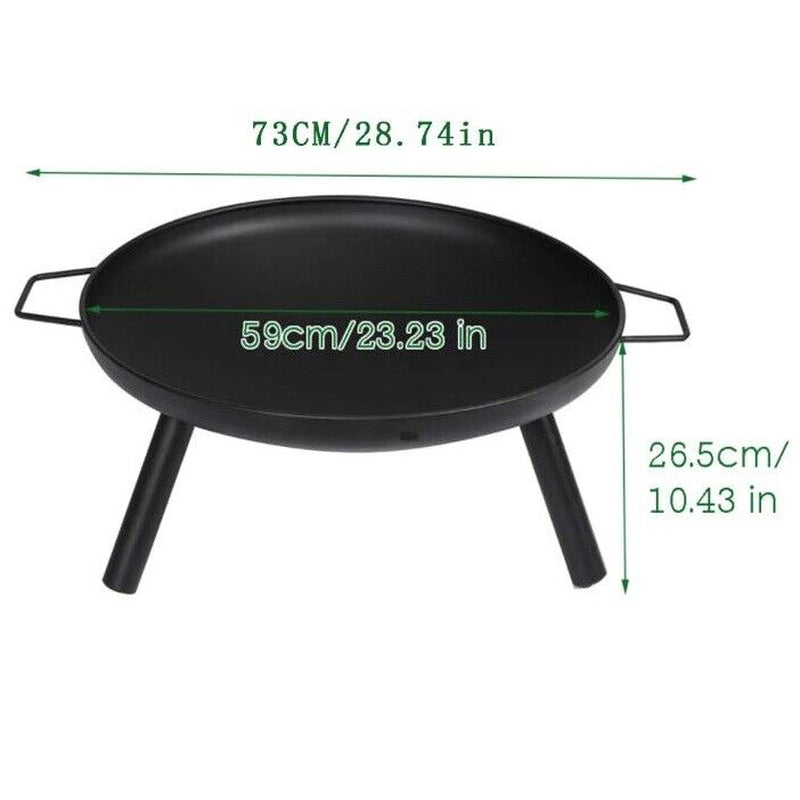 OUTDOOR FIRE PIT GARDEN FIRE PIT CAMPING PATIO HEATER LARGE LOG BURNER BBQ
