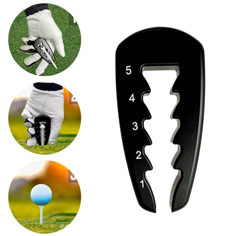 Elevate Your Game: Adjustable Golf Tee Height Tool for Consistent Swings & Precision Training