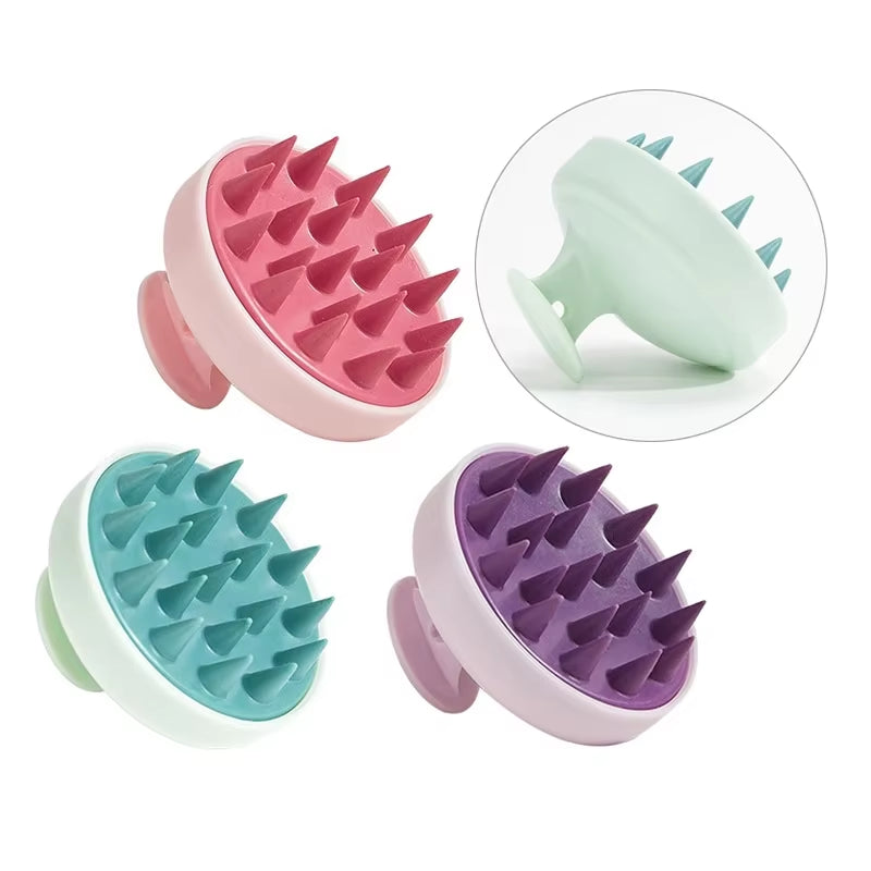 Silicone Scalp Massager Brush - Ultimate Hair Washing & Spa Experience for Relaxation and Cleanliness