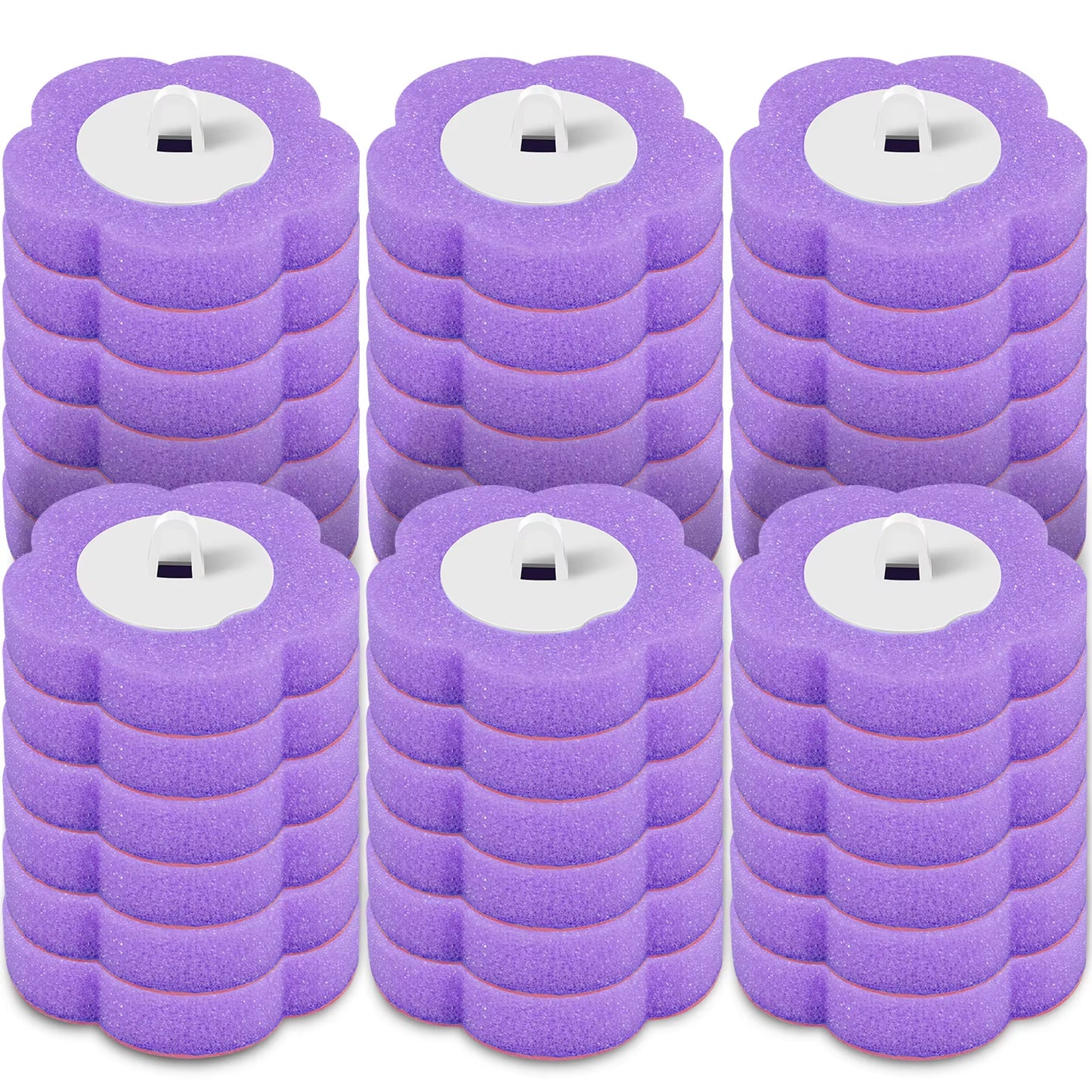 Ultimate 24/36Pcs Disposable Toilet Brush Set - Long Handle, Wall-Mounted Cleaning Kit with Replaceable Heads for Effortless Bathroom Care