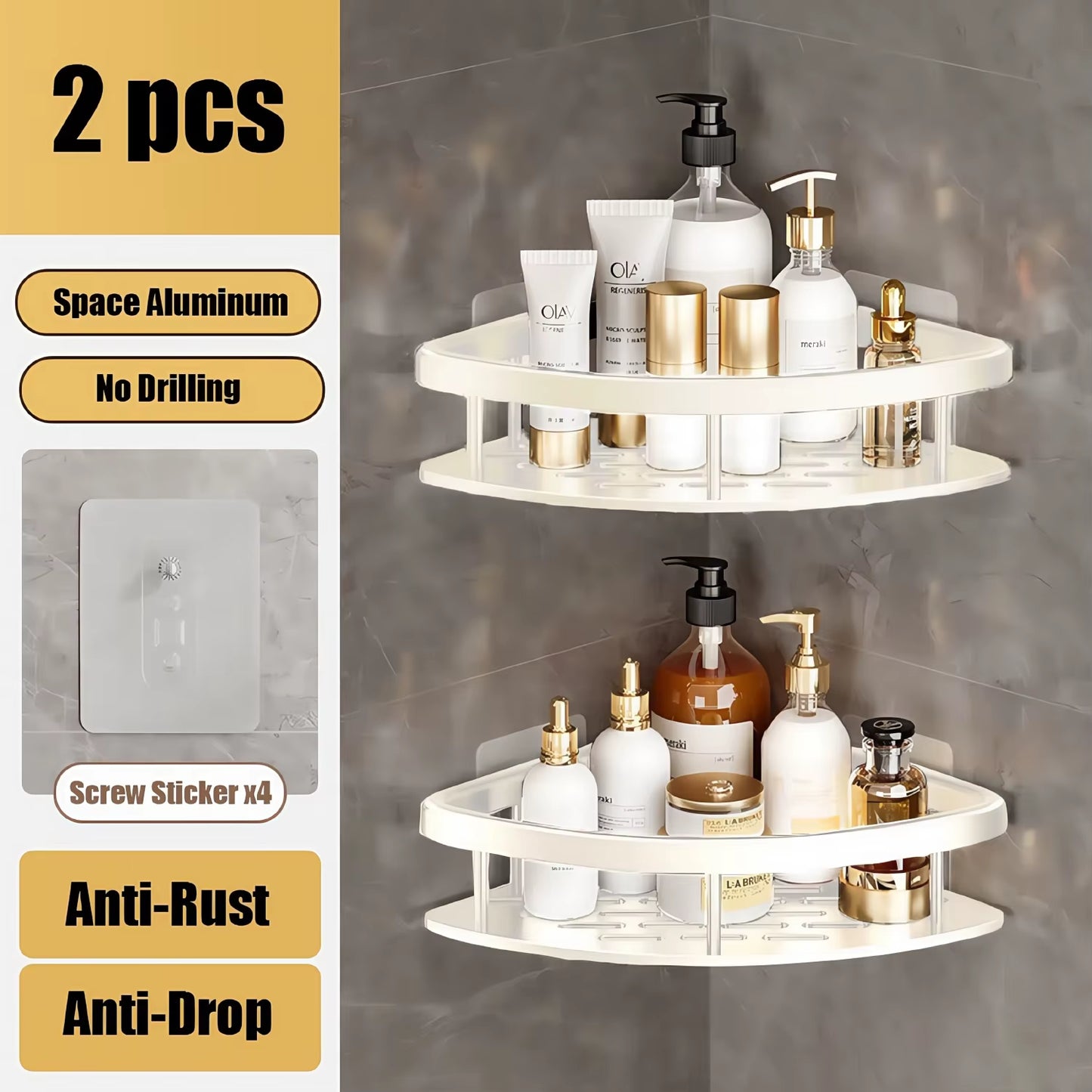 Bathroom Shelf Storage Organizer