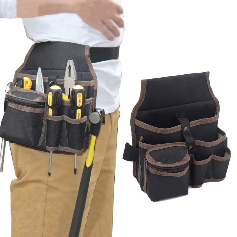 Ultimate Multifunctional Tool Bag - Durable Nylon Fabric Tool Belt & Screwdriver Holder 