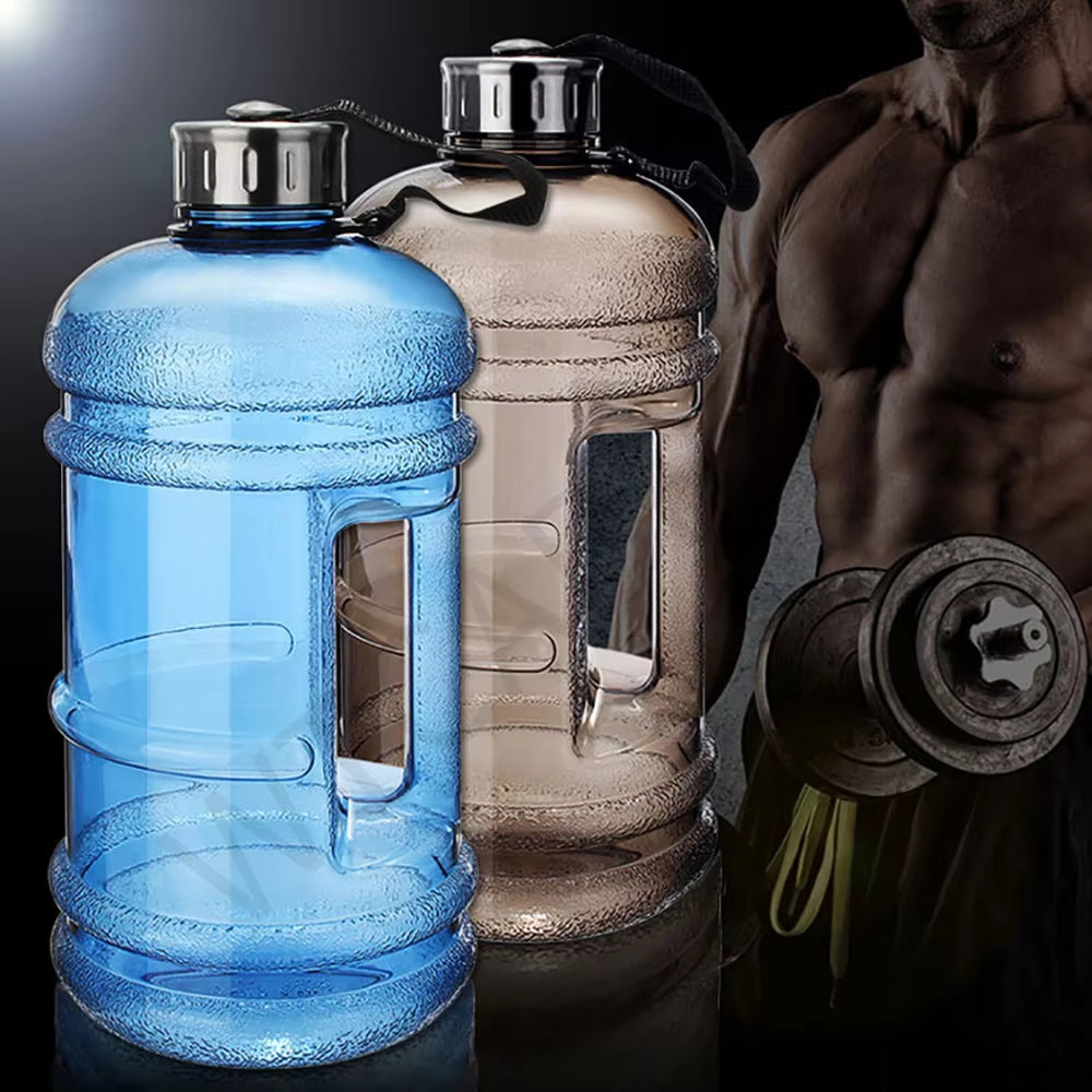 2.2L / 1.0L Large Capacity Outdoor Sports Water Bottles - Perfect for Gym, Camping, and Running