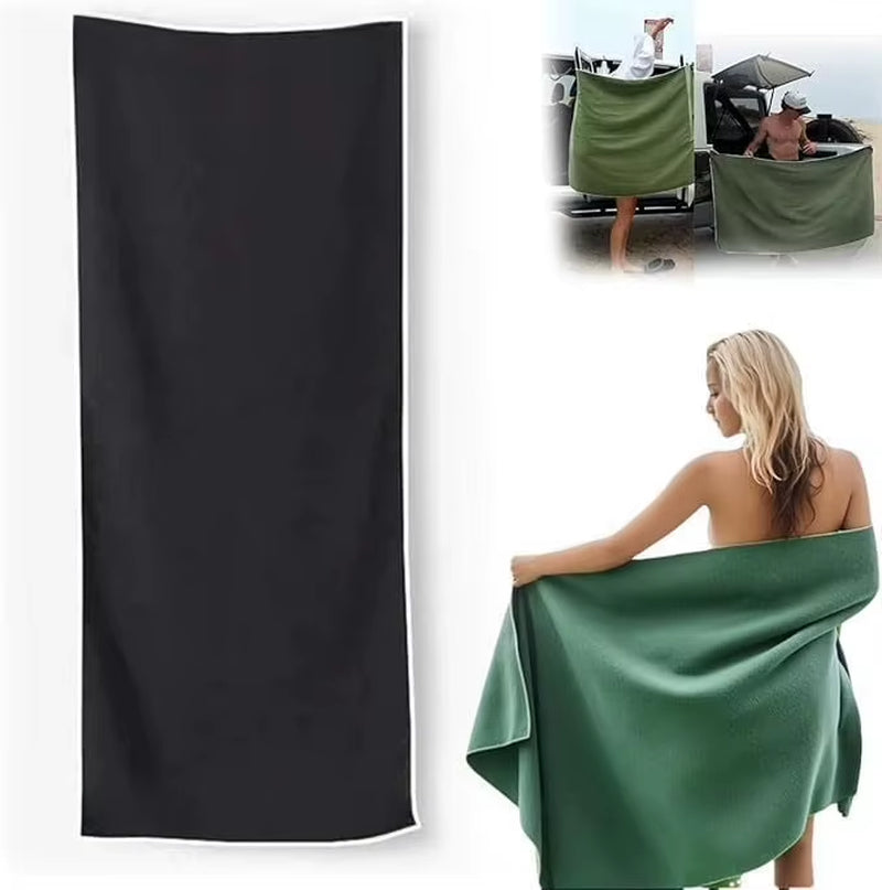 Magnetic Bath Towel Microfiber Quick Drying Beach Towel for Surfing, Swimming & Changing etc