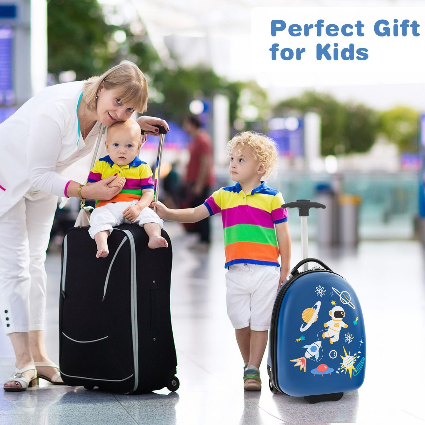 16 Inches Kids Carry-On Luggage with Wheels