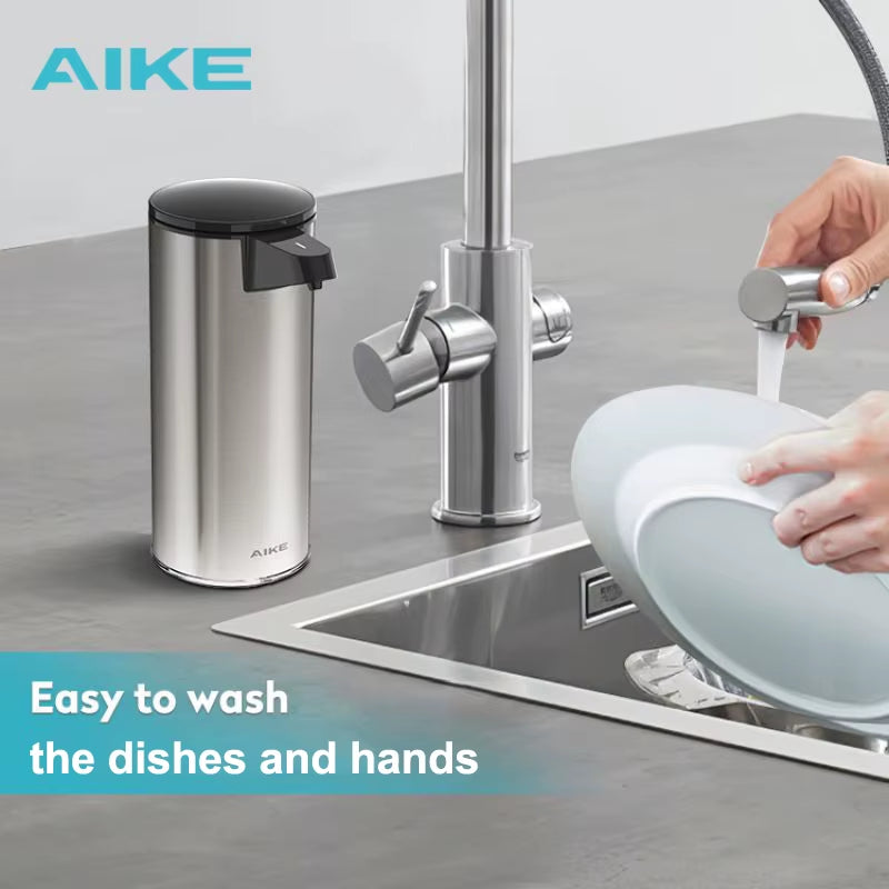 Automatic USB Charging Stainless Steel Soap Dispenser - Touchless Kitchen & Bathroom Solution