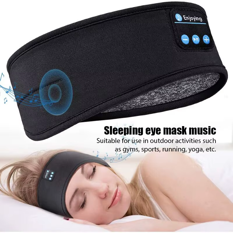 Wireless Bluetooth Headband Earphones for Sports & Sleep - Music Eye Mask