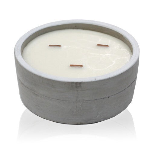 Ancient Wisdon Large Round soy wax candle - Patchouli & Dark Amber