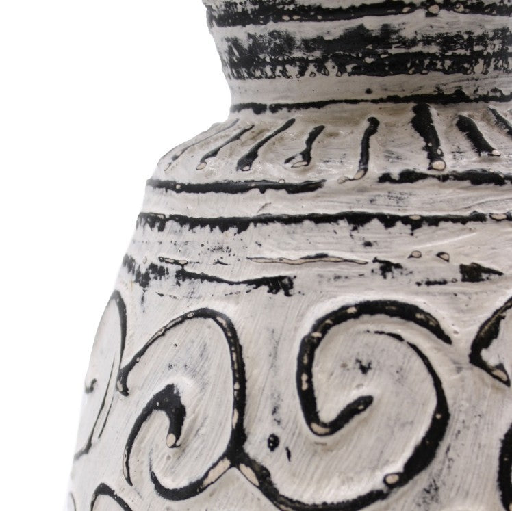 Ceramic Vases for dried arranging - Indonesian - Fairly Traded - Swirls shapes