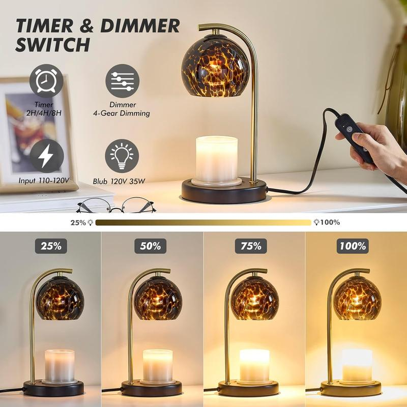 Dimmable Candle Warmer Lamp - Perfect Gift for Women, Home Decor & More
