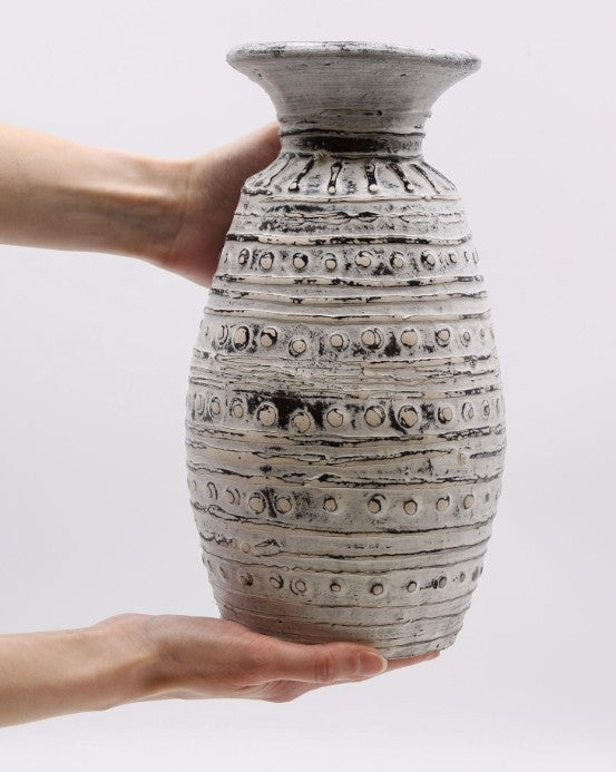 Ceramic Vases for dried arranging - Indonesian - Fairly Traded - Classic Shape