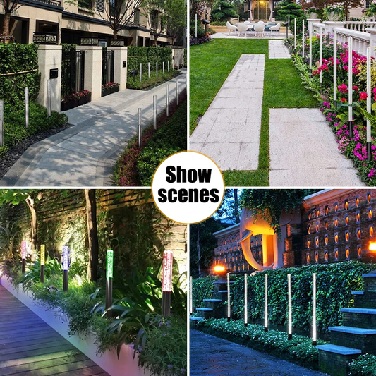 Waterproof Solar Garden Pathway Lights for Outdoor Landscape Decoration