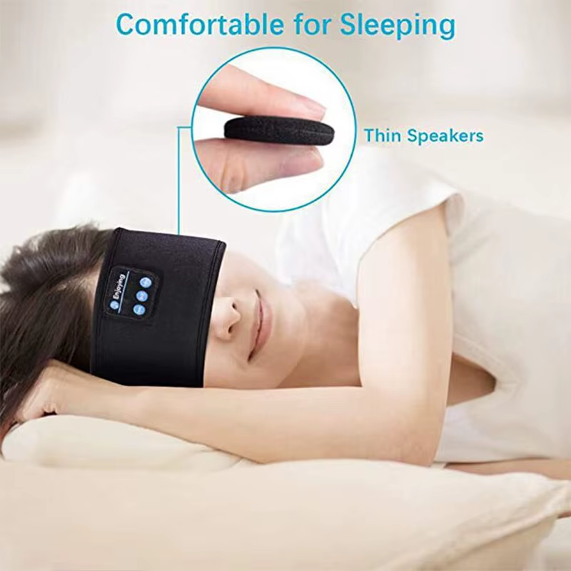 Wireless Bluetooth Headband Earphones for Sports & Sleep - Music Eye Mask