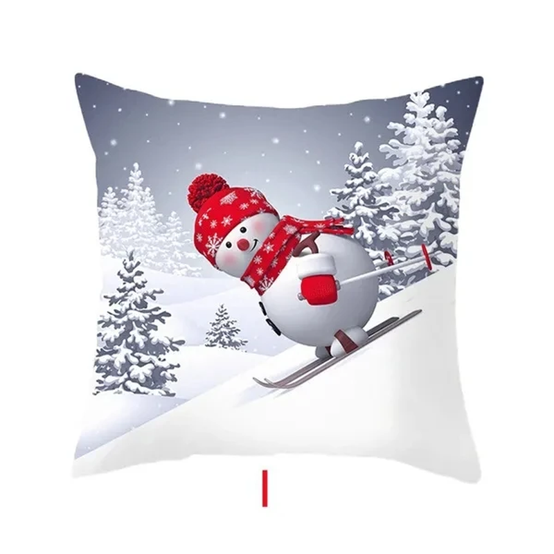Merry Christmas Cushion Cover - Festive Home Decor
