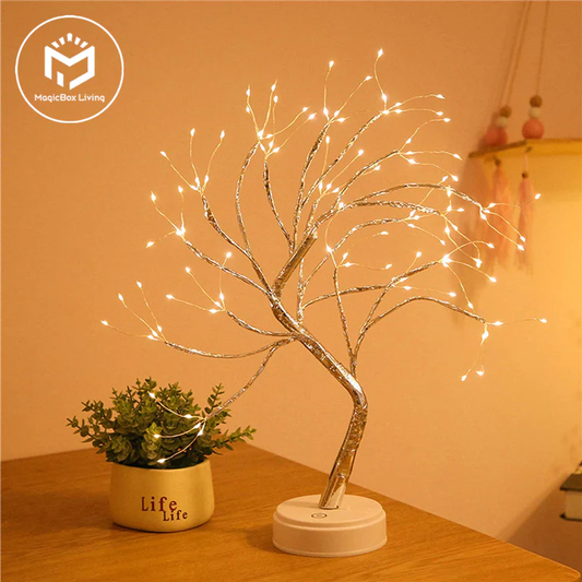 Mini LED Christmas Tree Fairy Light Garland for Kids Bedroom Decor