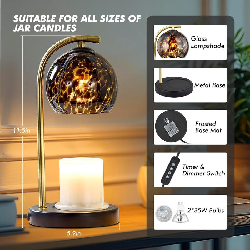 Dimmable Candle Warmer Lamp - Perfect Gift for Women, Home Decor & More