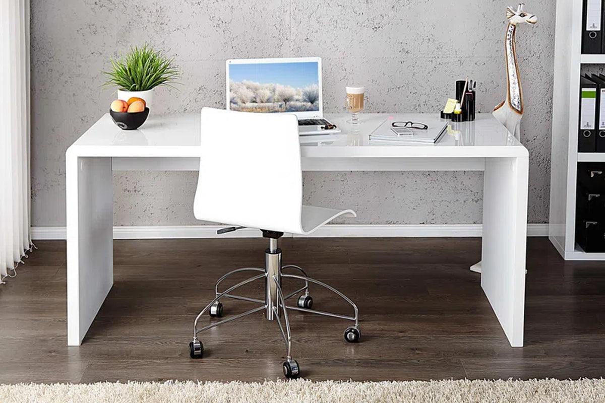 Mackenzie High Gloss Computer Desk - Modern Design Home Office