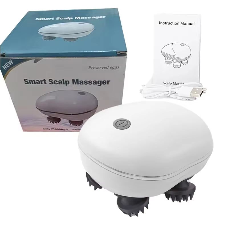 Revitalize Your Relaxation: Electric Scalp Massager with Red Light Therapy for Stress Relief and Muscle Tension Relief