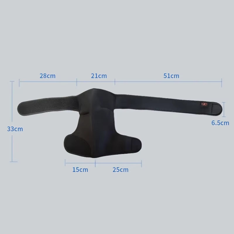 Adjustable Shoulder Brace with Pressure Pad - Unisex Support for Left & Right Shoulders