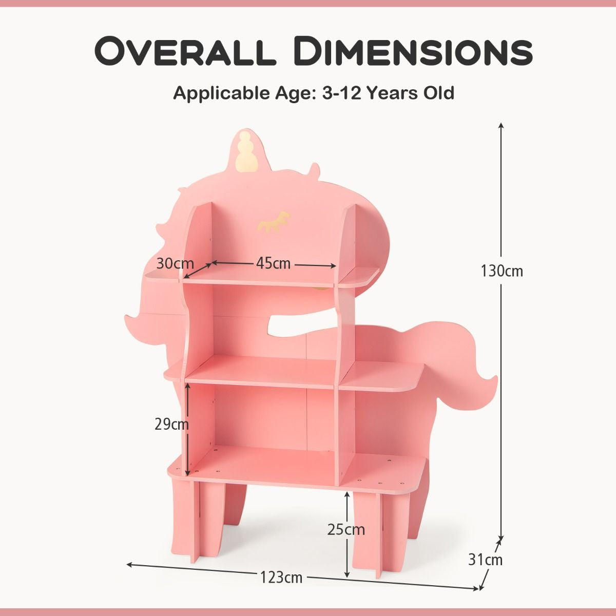 Children's Toy Storage Organizer with Anti-Tipping System for Playroom, Nursery, and Kindergarten