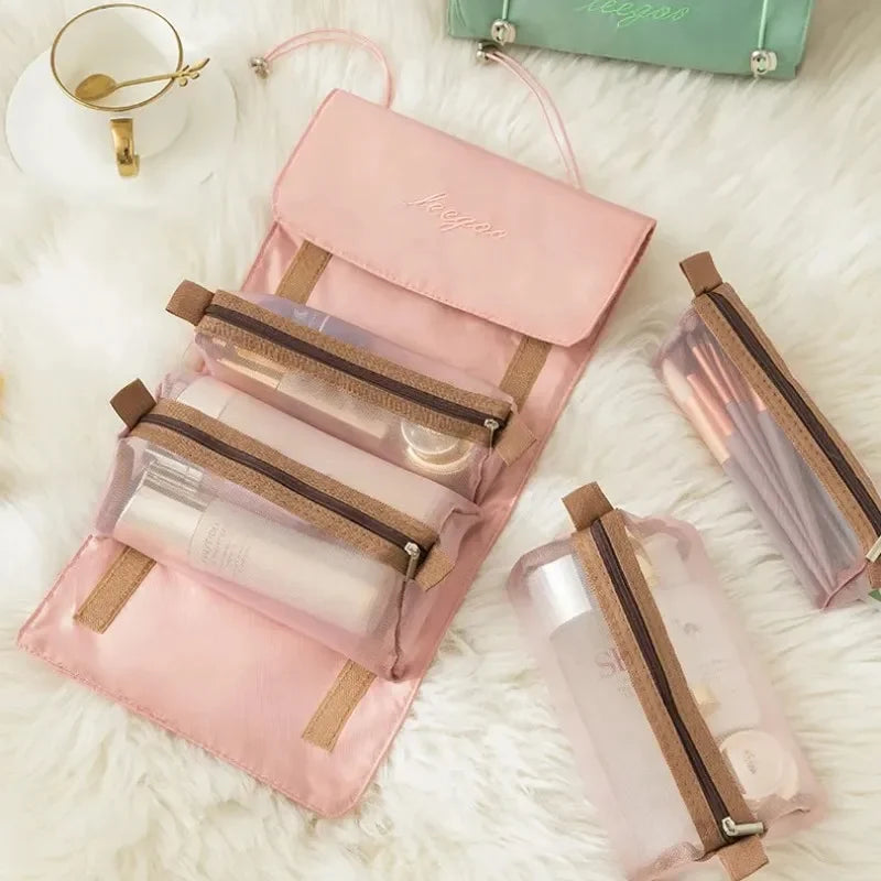 Versatile 4-in-1 Dustproof Storage Bag for Home and Travel - Perfect for Makeup, Toiletries, and More!