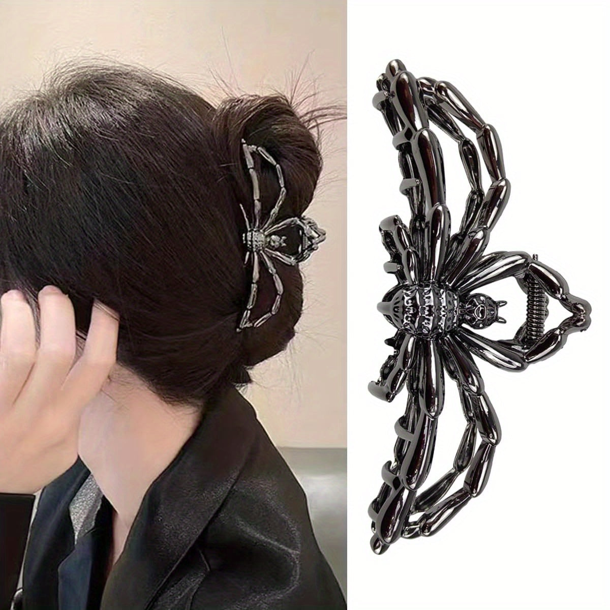 New Spider Hair Clip, for The Back Of The Head, Halloween Claw Clip