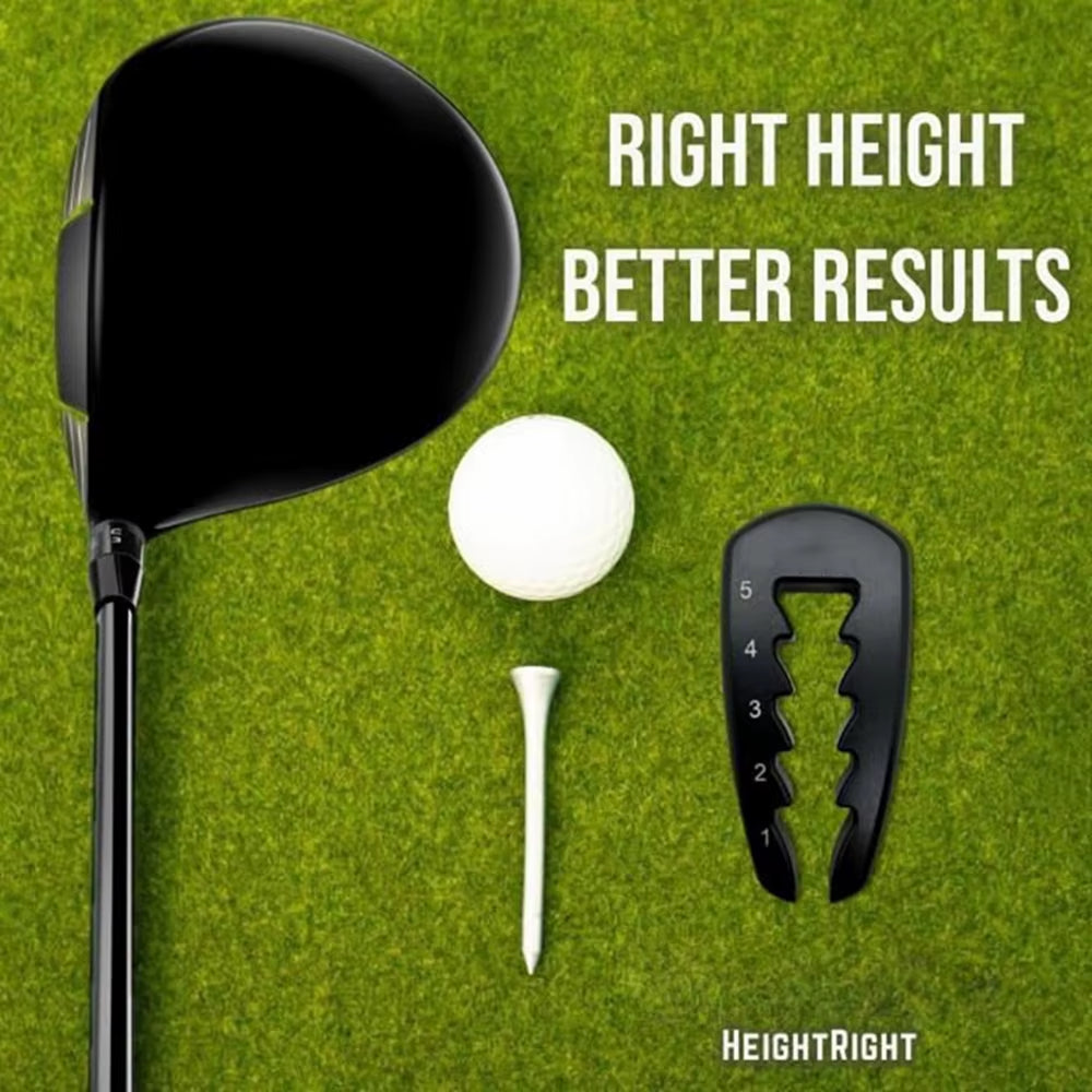Elevate Your Game: Adjustable Golf Tee Height Tool for Consistent Swings & Precision Training