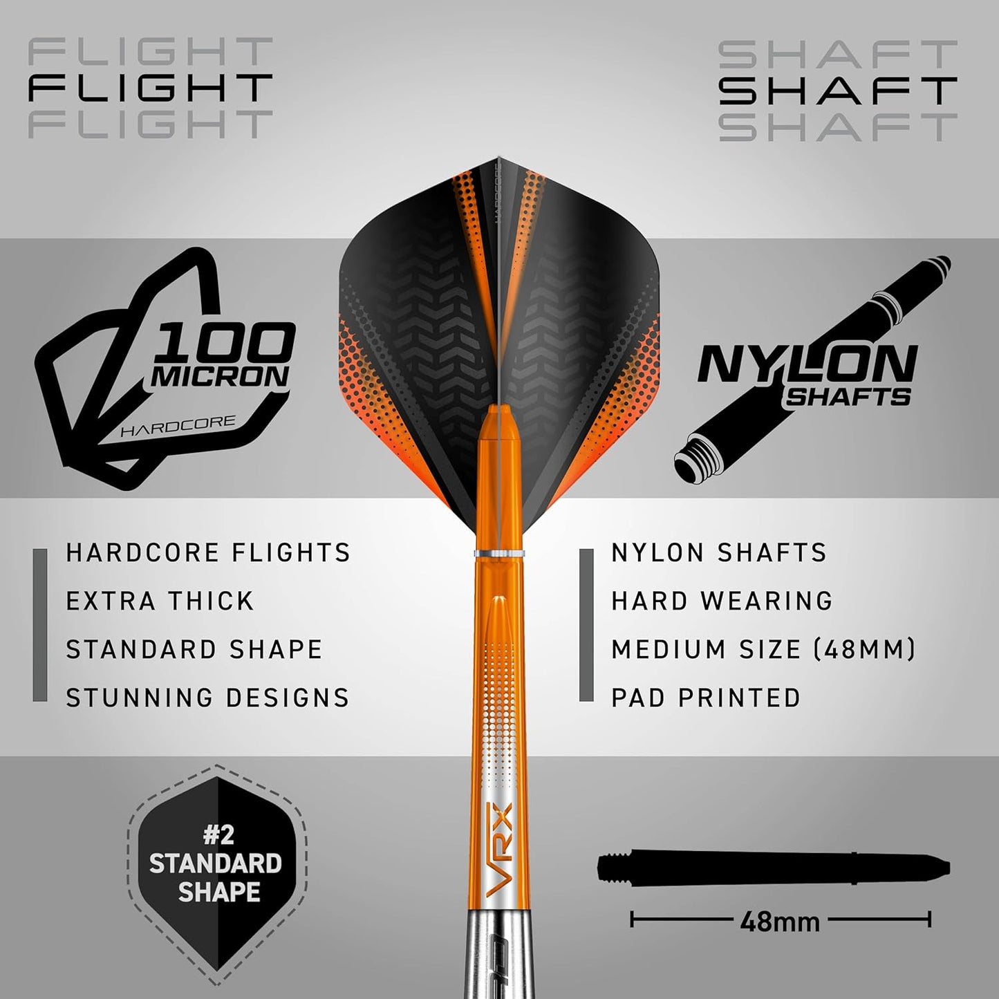 Amberjack Professional Tungsten Darts Set - 90% Tungsten with Flights and Stems