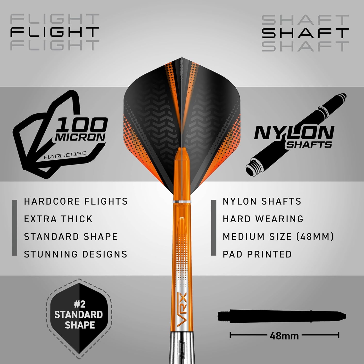 Amberjack Professional Tungsten Darts Set - 90% Tungsten with Flights and Stems