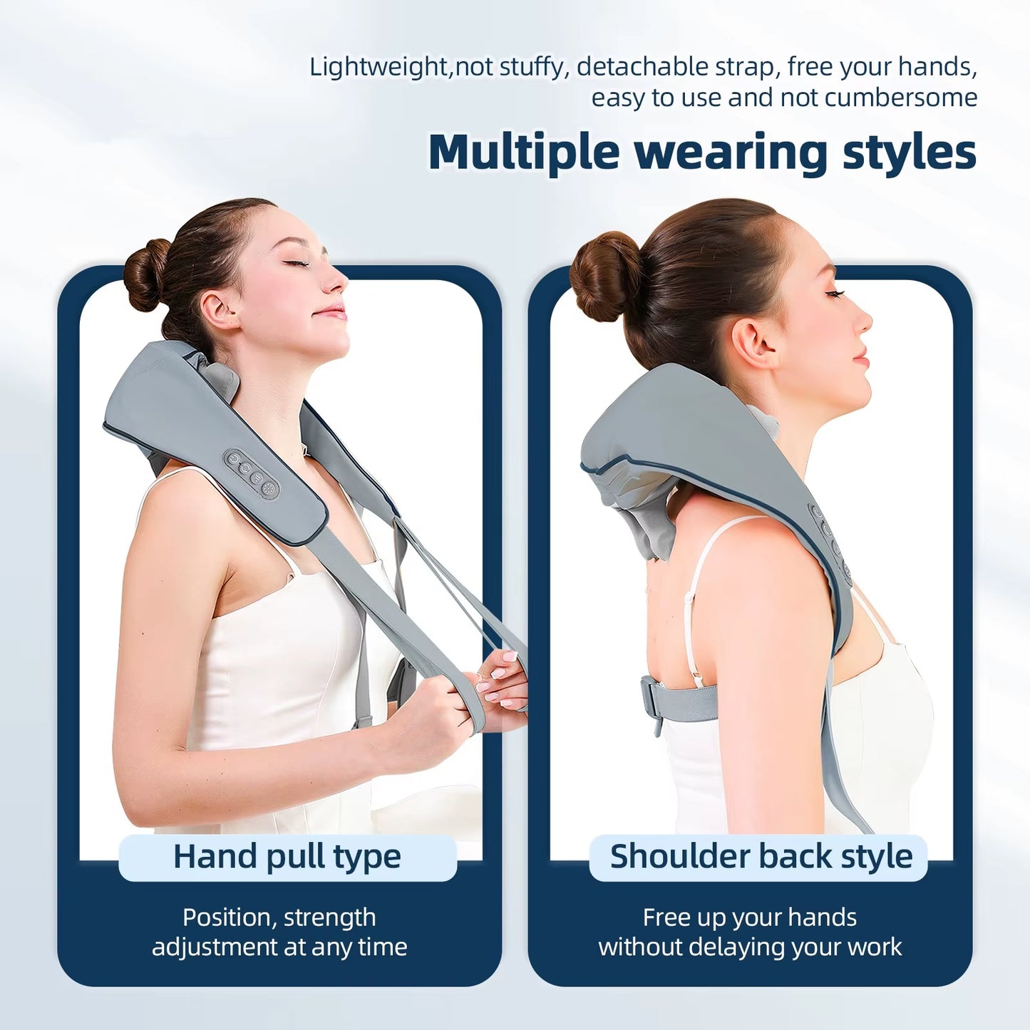 Ultimate Wireless Neck and Back Massager - Relaxing Shawl for Neck and Shoulder Relief