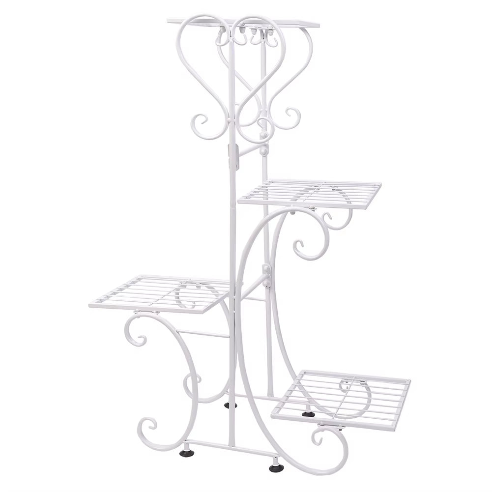 4 Tier 4 Potted Metal Plant Stand